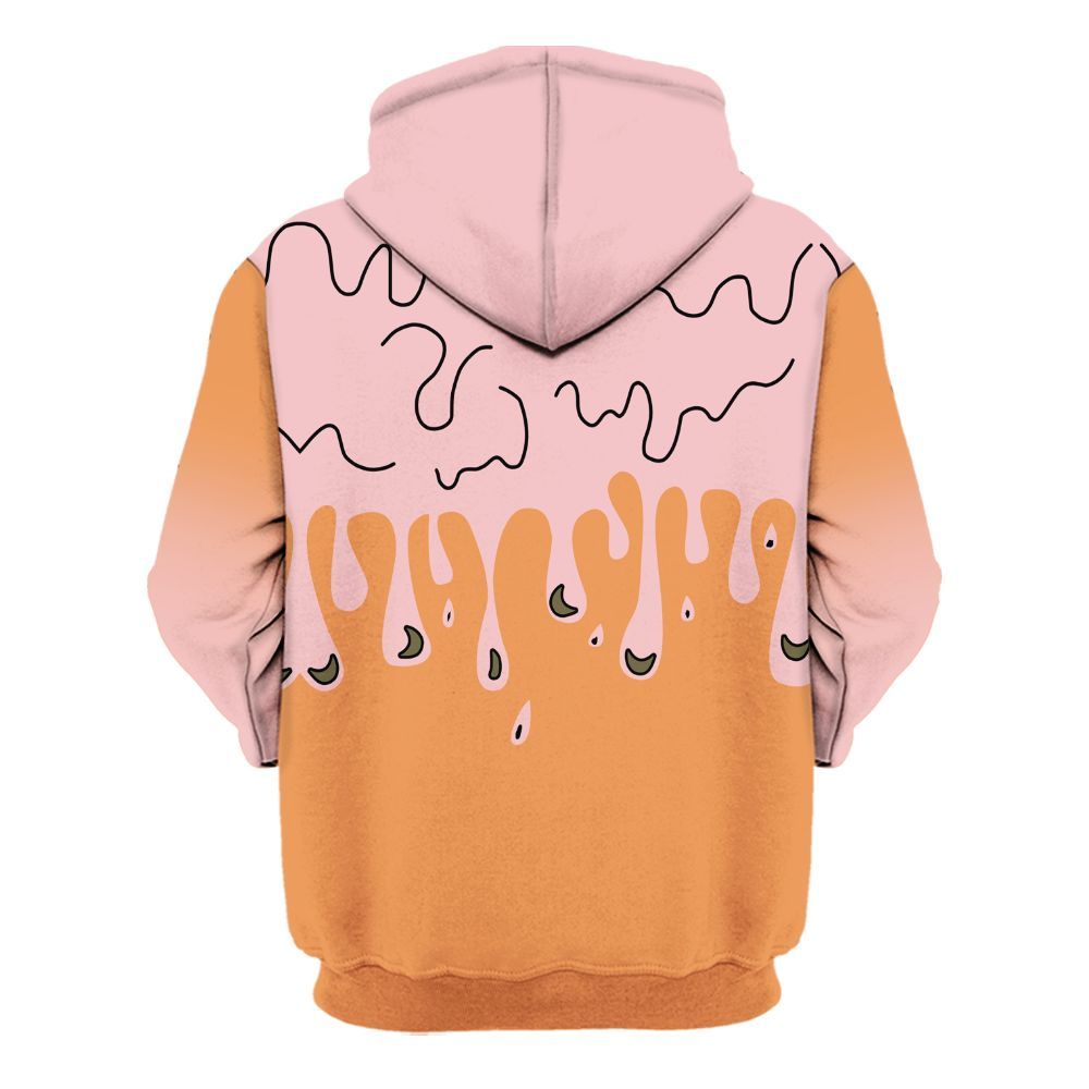 Hoodie To Match SB Dunk Low Red Stardust - Trust No One Drip All Over Print