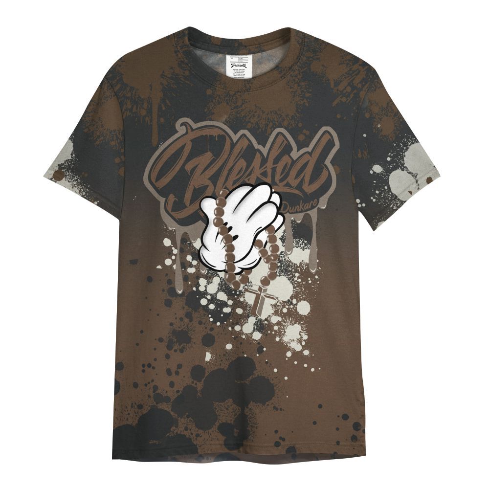 Shirt To Match Palomino 1s - God Blessed Ink Drip All Over Print