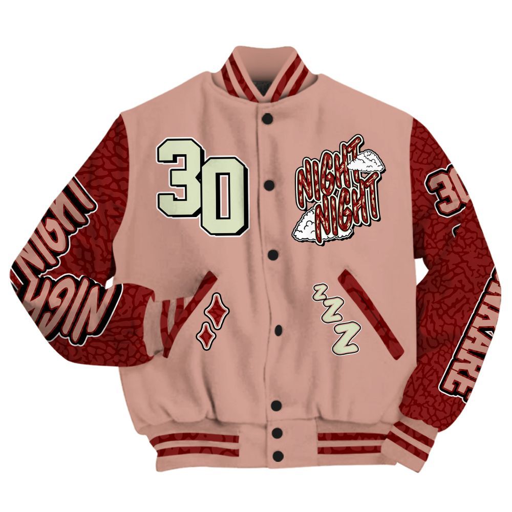 Varsity Jacket To Match Valentines Day 3s - Seeya Skeleton All Over Print