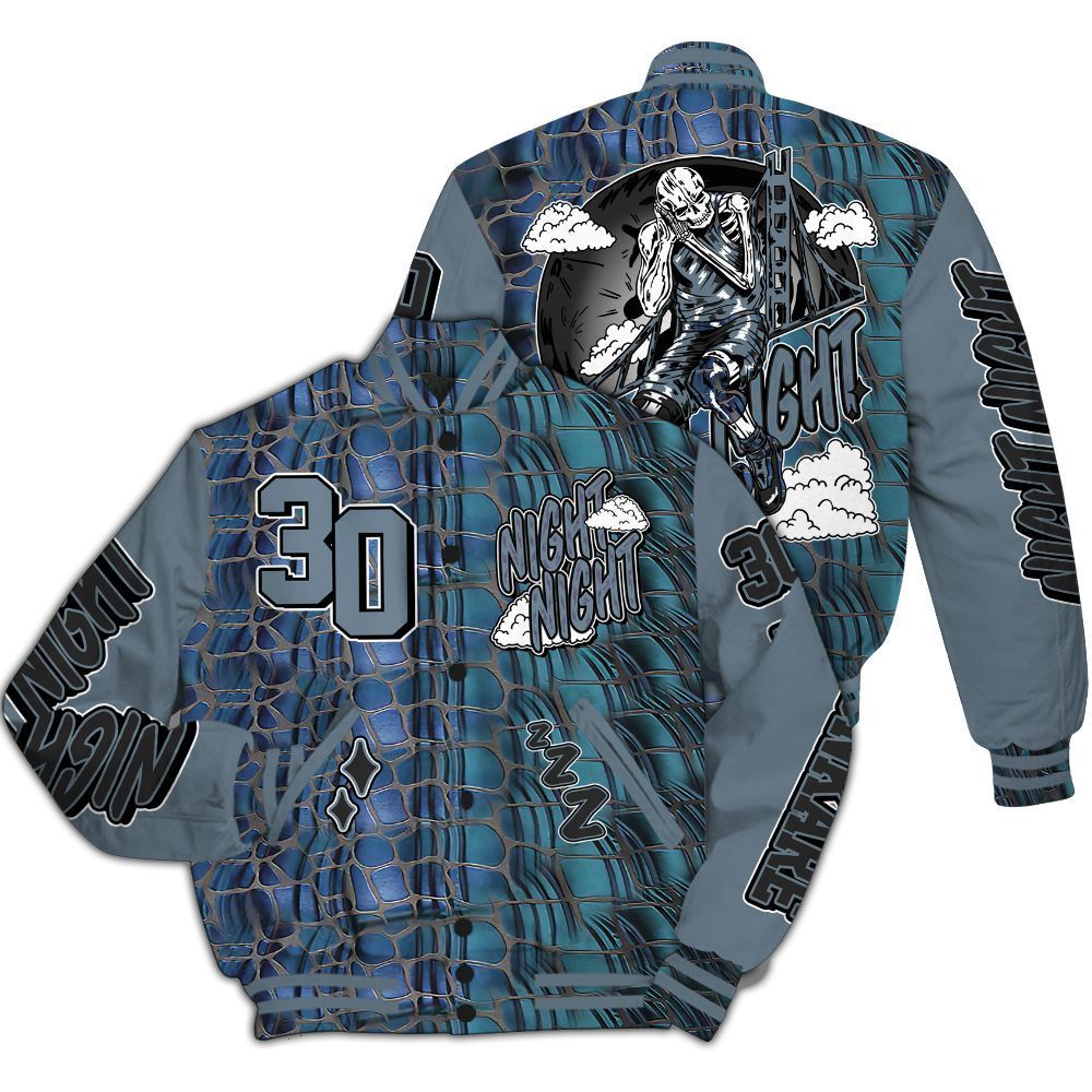 Varsity Jacket To Match Air Foamposite Kazuya Mishima - Seeya Skeleton All Over Print