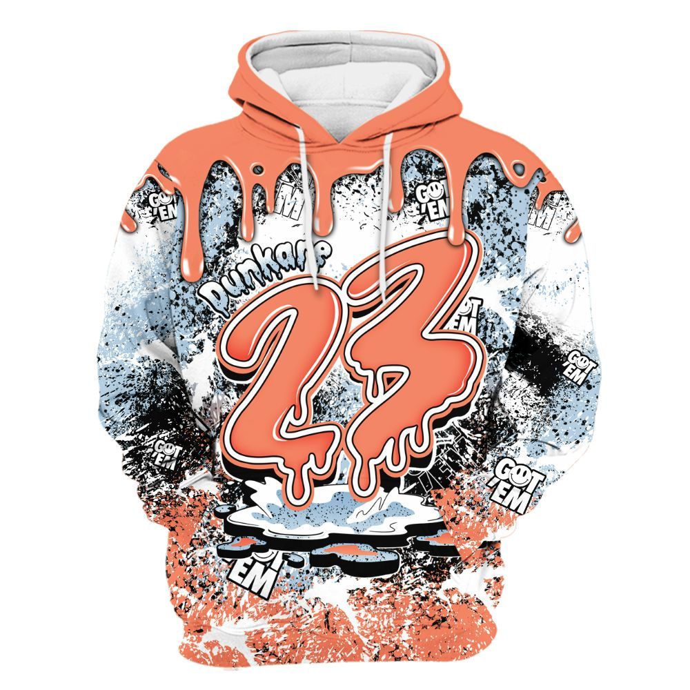 Hoodie To Match DJ Khaled Crimson Bliss 5s - Dripping 23 Drip All Over Print