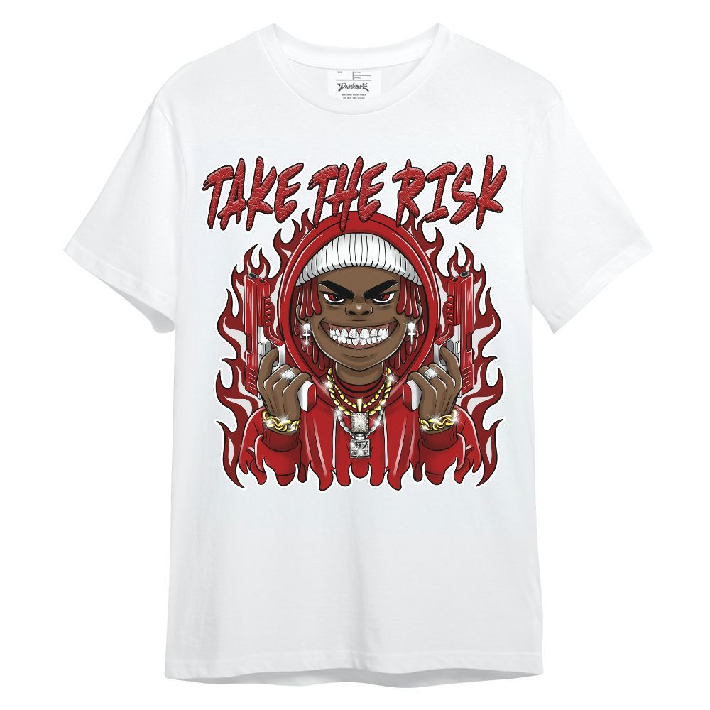 Shirt To Match Red Taxi 12s - Take The Risk Unisex Shirt