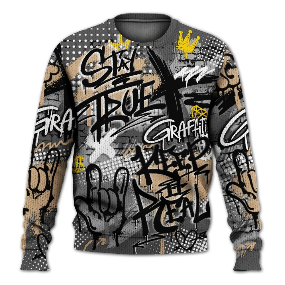 Knitted Sweater To Match Kobe 9 EM Mamba - True It Real Graffiti Streetwear