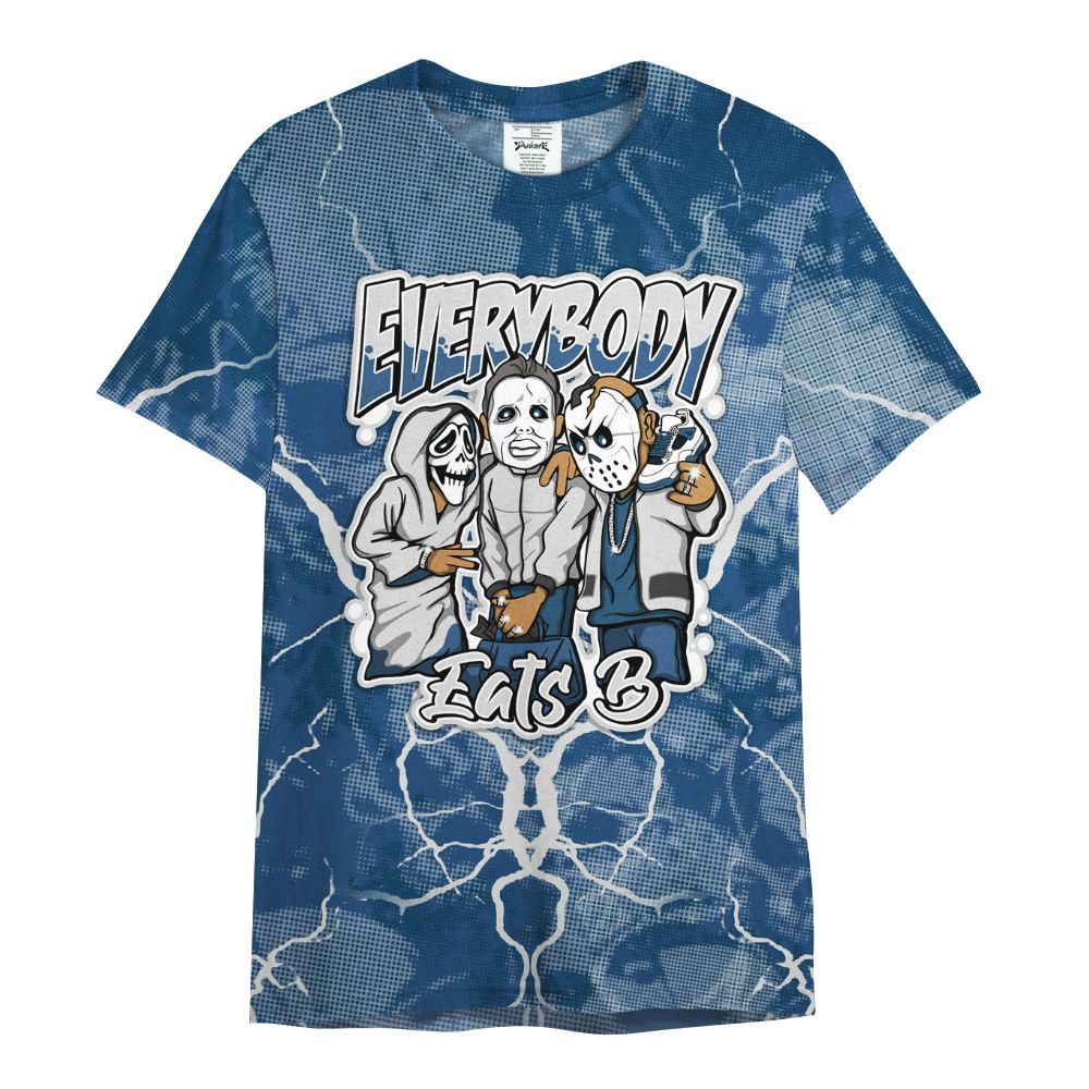 Shirt To Match High OG Midnight Navy 1s - Everybody Eatin B Graphic Halloween All Over Print