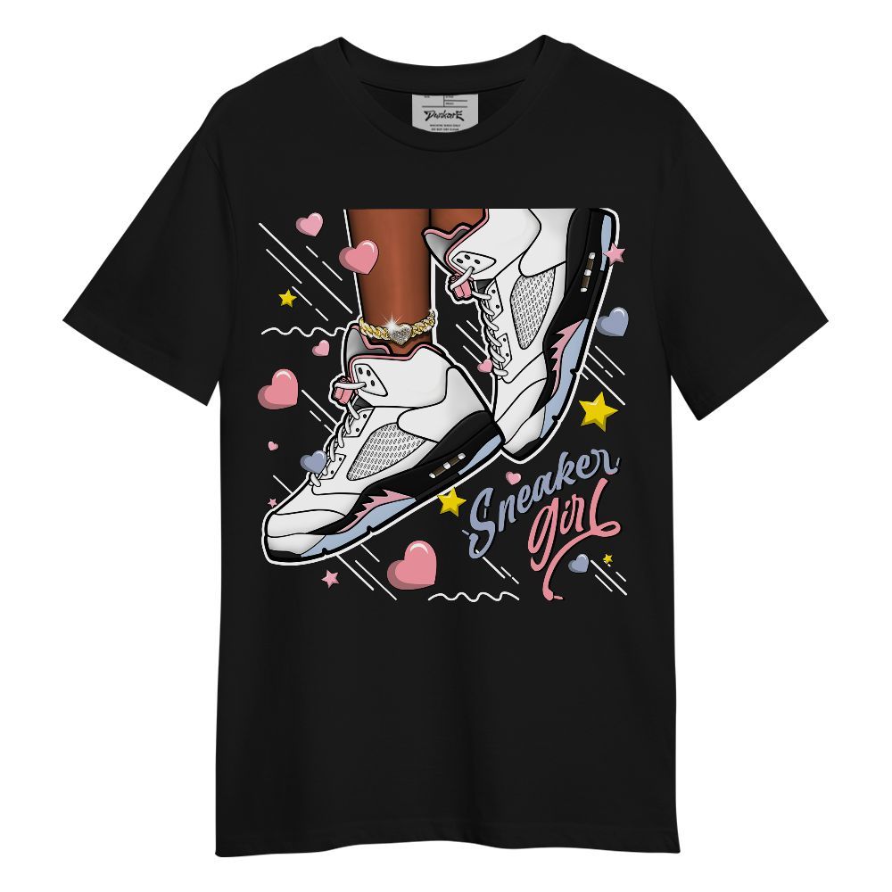 Shirt To Match Retro 35th Anniversary 5s - SNEAKER Girl Heart Flying Graphic