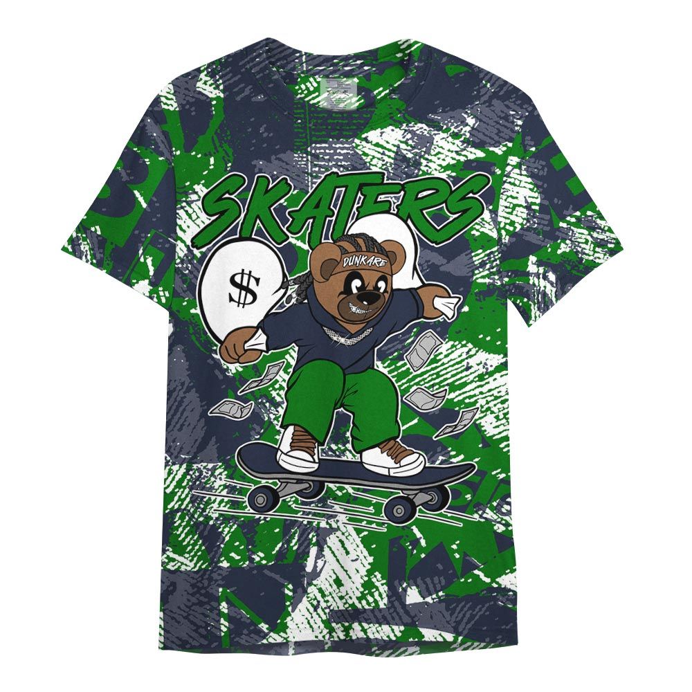 Shirt To Match Midnight Navy 13s - Skaters Bear Abstract Graffiti Shirt Unisex
