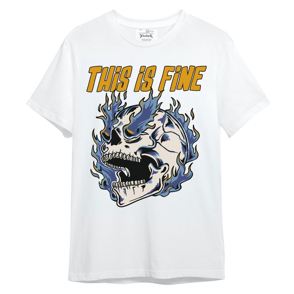 Shirt To Match High OG First In Flight 1s - Blazing Skull Unisex Shirt