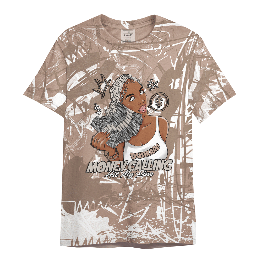 Shirt To Match OG Latte 1s - Moneycall Unique Scratched Art Shirt Unisex