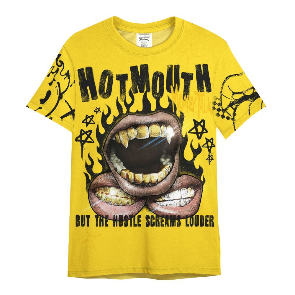 Shirt To Match Retro Thunder 4s - Mouth Burning Street Style All Over Print
