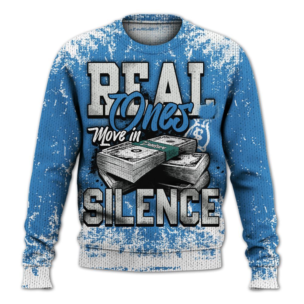 Knitted Sweater To Match Low Carolina 17s - Move In Silence Money Street Retro