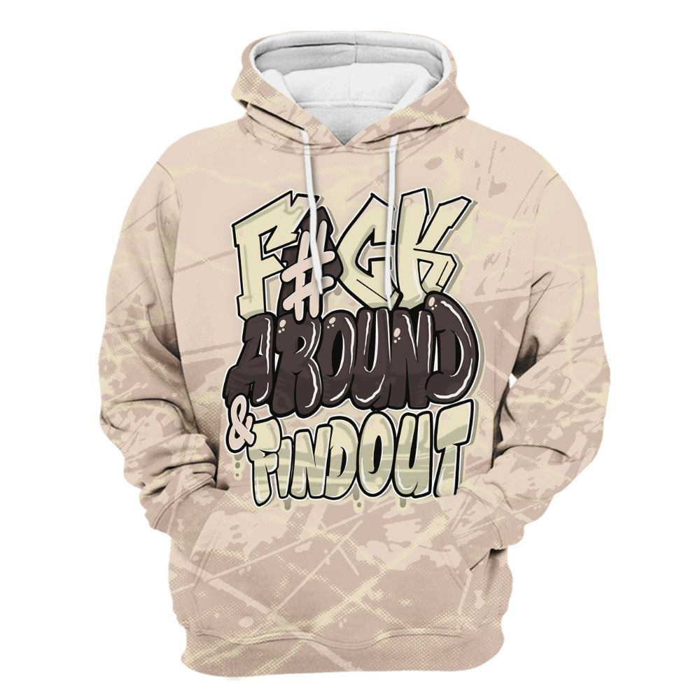 Hoodie To Match A Ma Maniere X Fossil Stone 4s - F Around Find Out Graphic Profound All Over Print