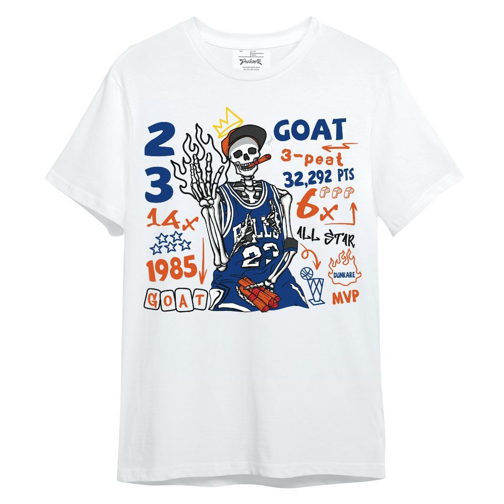 Shirt To Match Mid Knicks 1s - Number 23 G.0.A.T Streetwear Unisex Shirt