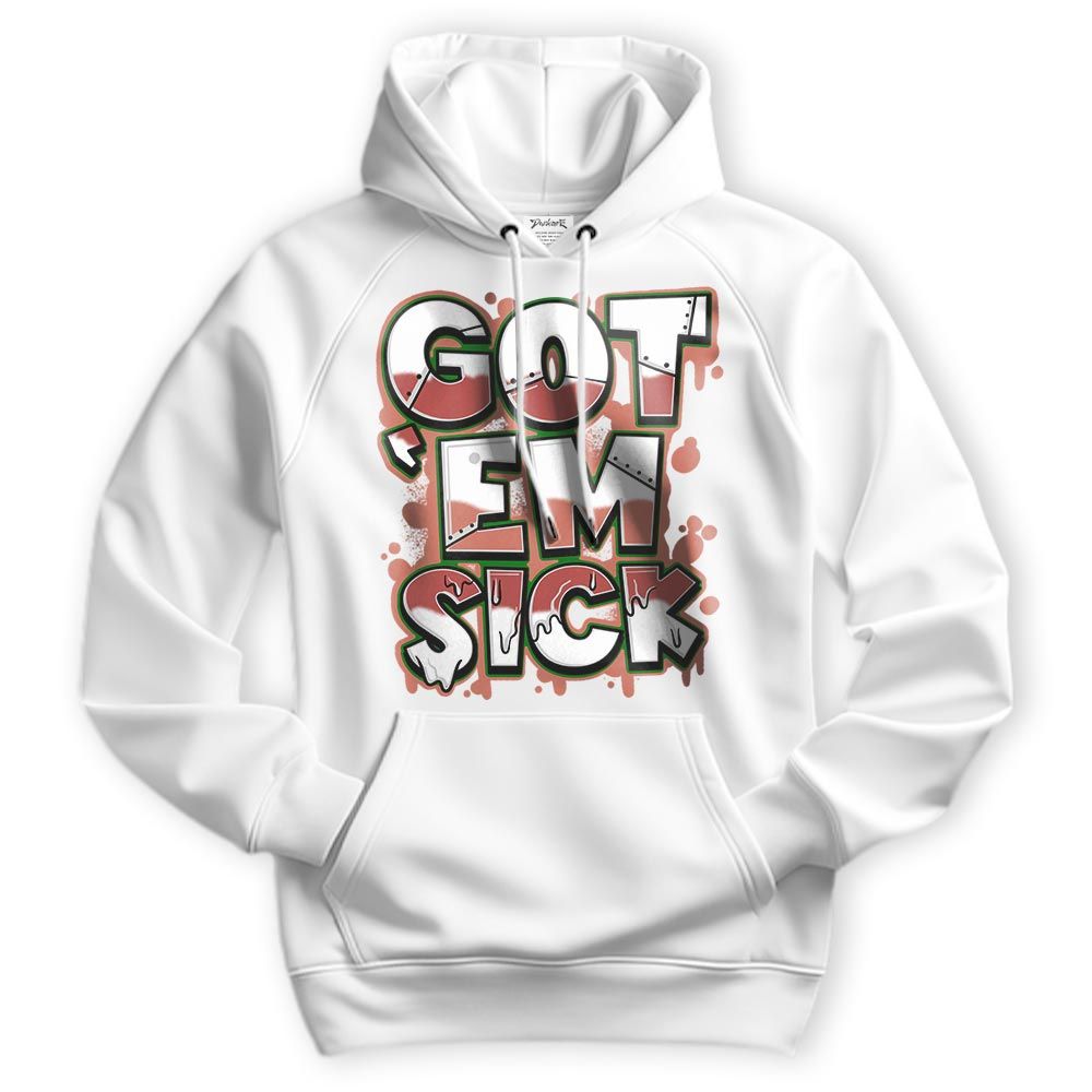 Sweatshirt To Match Dune Red 13s Hoodie - Gotten 'Em Sick Graphic Hoodie Unisex