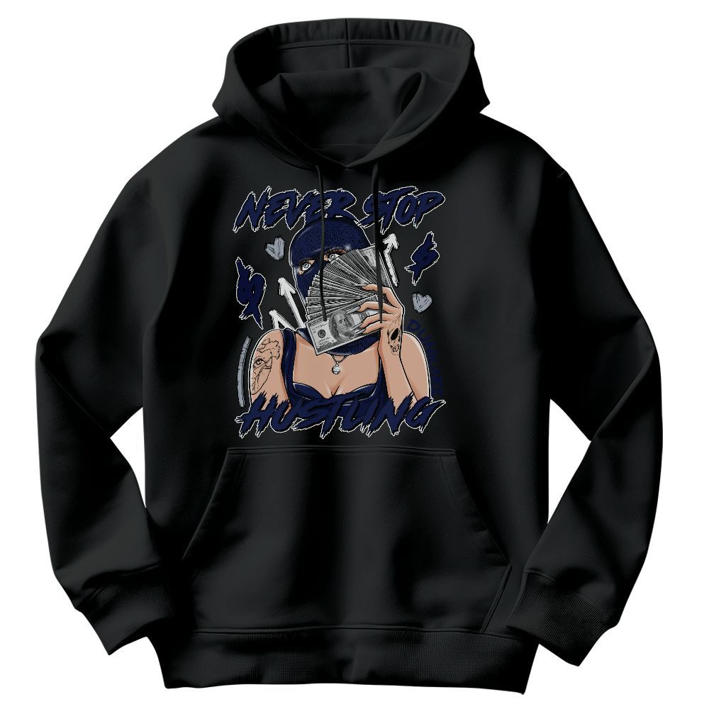 Sweatshirt To Match Midnight Navy 11s - Hustling Unque Graphic