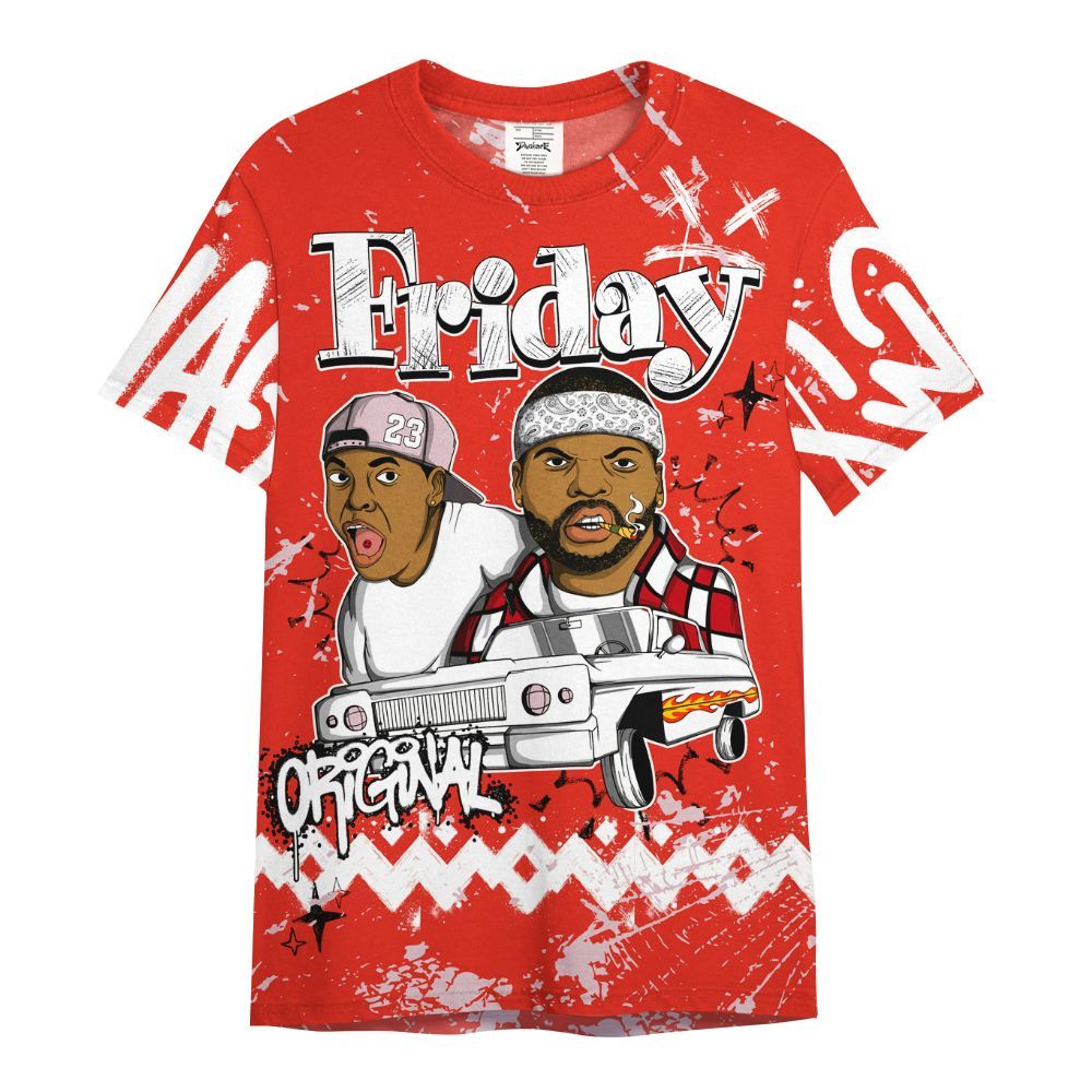 Shirt To Match Air Force 1 Low GS Valentine's Day - Friday Sneaker Crayon All Over Print