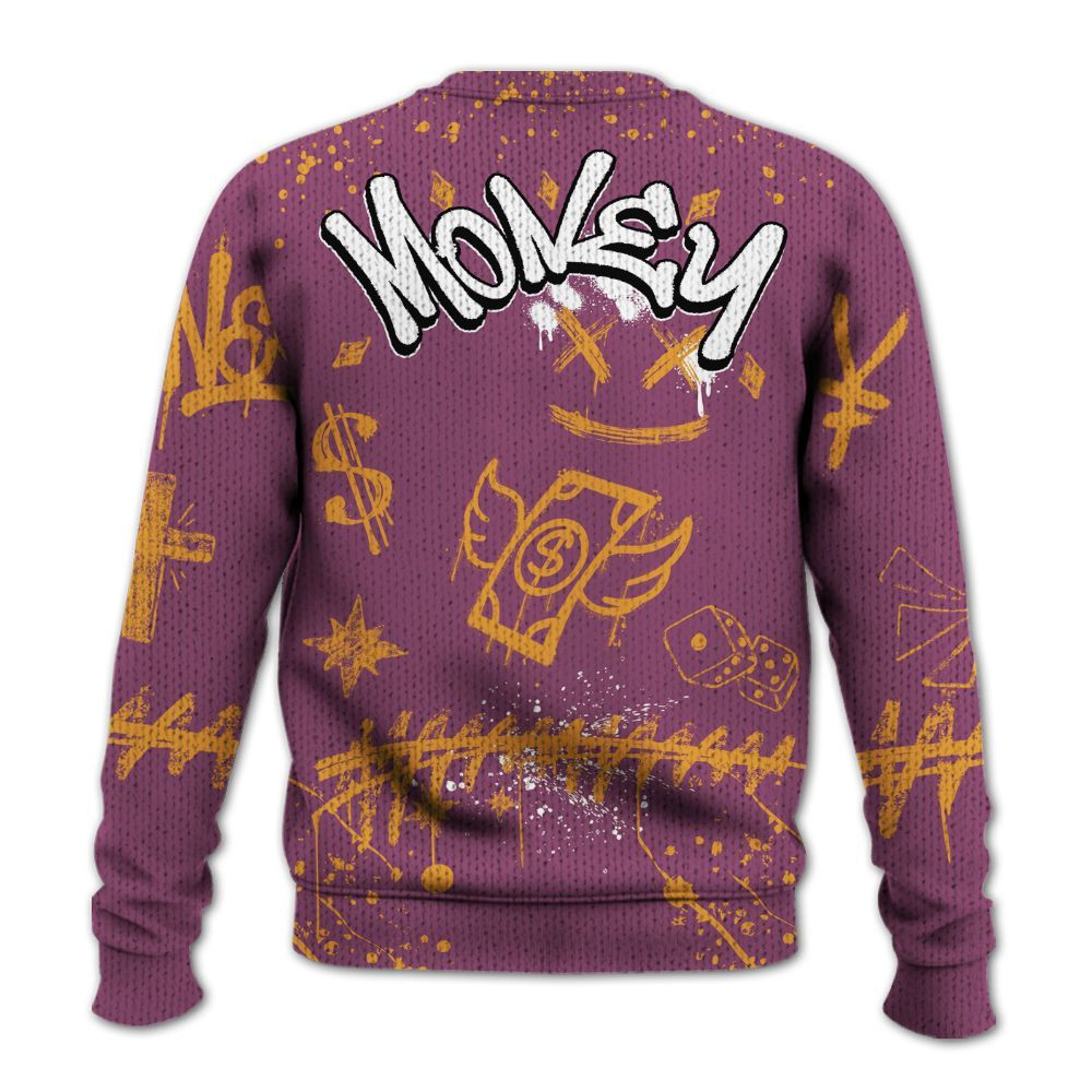 Knitted Sweater To Match High OG Brotherhood 1s - Everybody Paid In Full Crayon