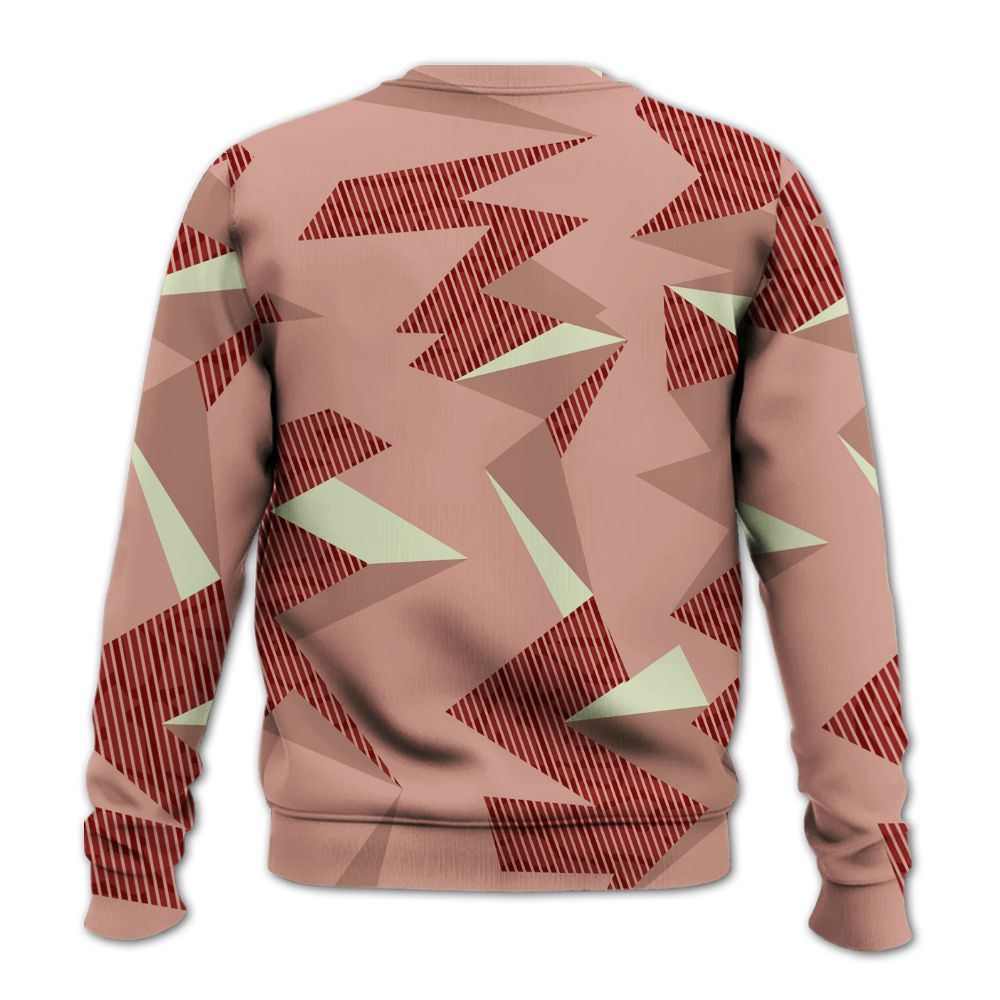 Sweatshirt To Match Valentines Day 3s - Geometric Camouflage Pattern All Over Print