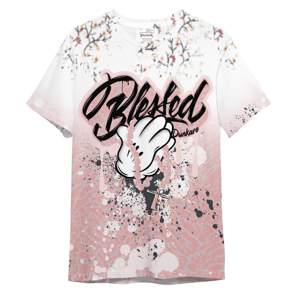 Shirt To Match Shirt Streetwear God Blessed Ink Drip, Red Stardust 3s T-- To Match Sneaker Red Stardust 3s Graphic Tee NCT