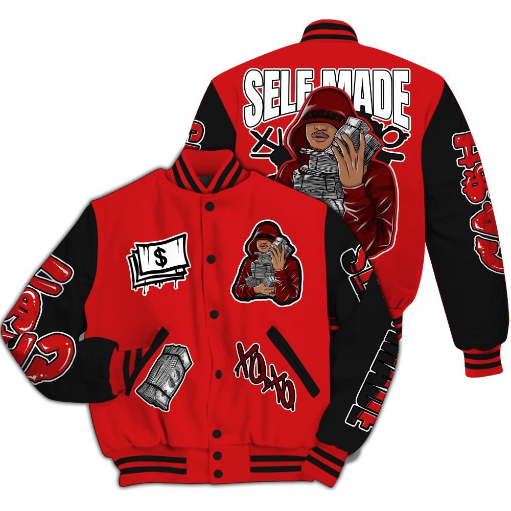 Varsity Jacket To Match Low Bred 11s - Selfmade All Over Print