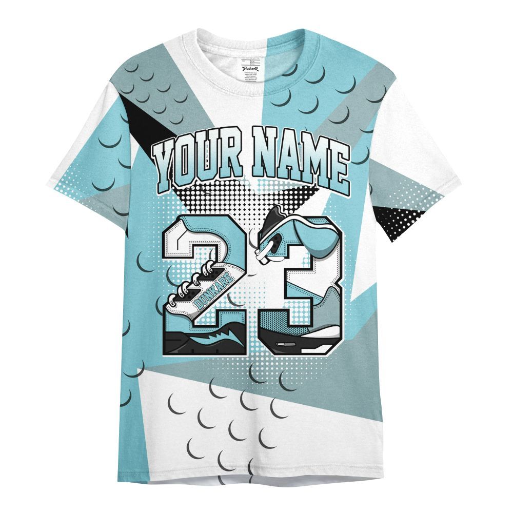 Shirt To Match Low Legend Blue 11s - Poly Custom Name Number 23 5s All Over Print