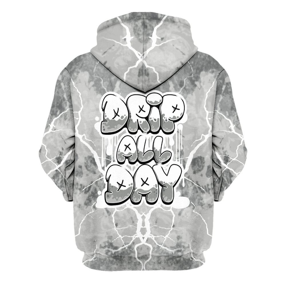 Hoodie To Match Retro Wet Cement 4s - DRIPPIN Days Graphic Halloween All Over Print