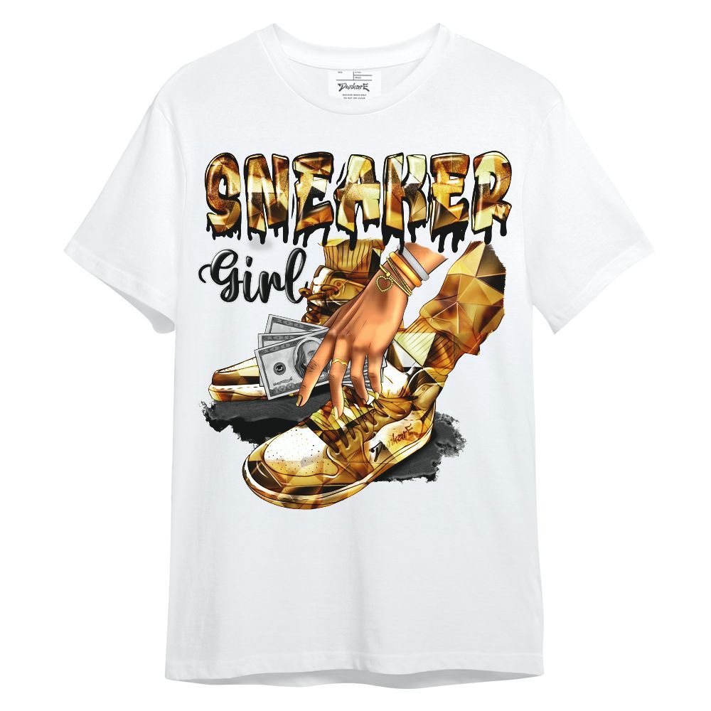 Shirt To Match NET Gold 4s - SNEAKER Girl Money Drip Unisex Shirt