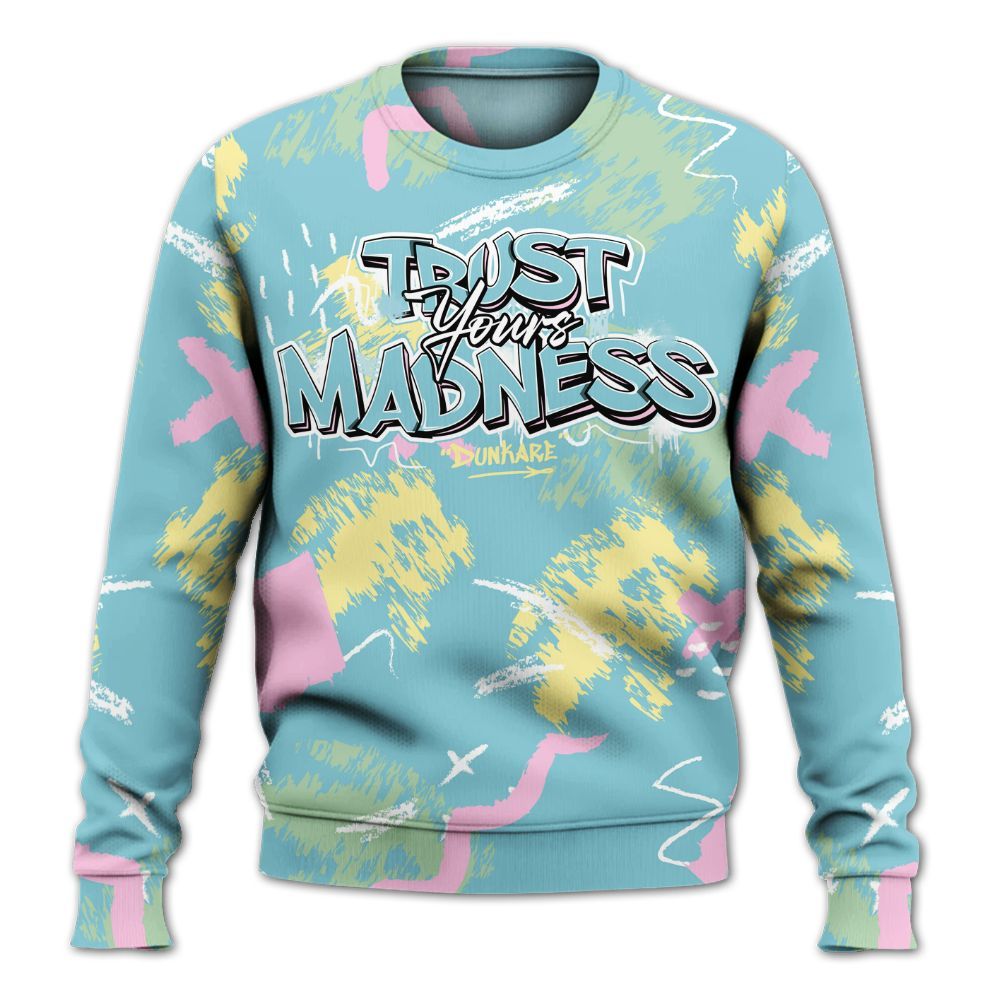 Sweatshirt To Match SB Dunk Low Visty - Trust Your Madness Retro All Over Print