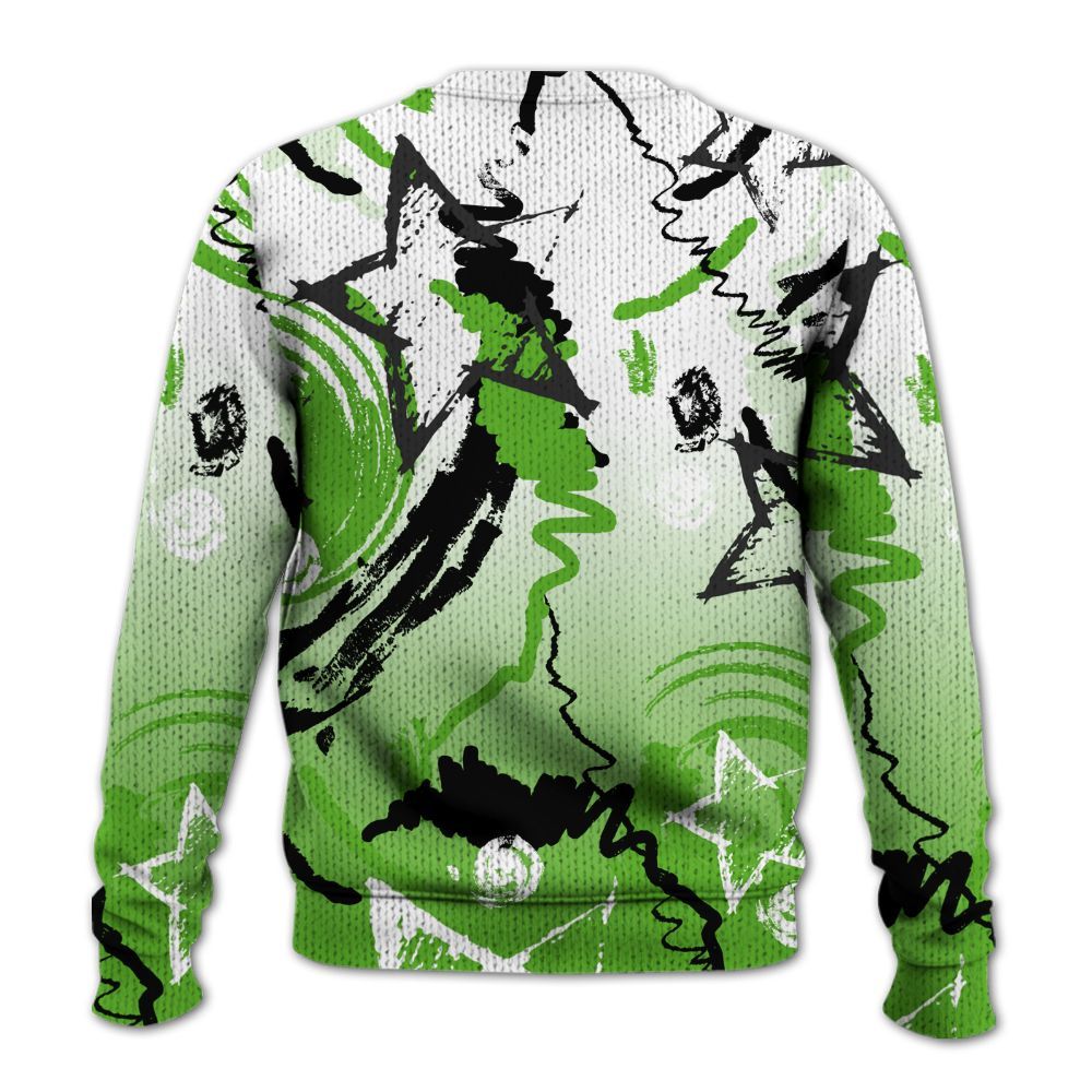 Knitted Sweater To Match Air Foamposite One Volt - Grind Shine Later Drip