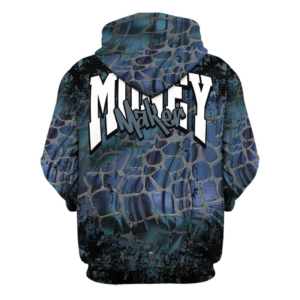 Hoodie To Match Air Foamposite Kazuya Mishima - Move In Silence Money Street Retro All Over Print