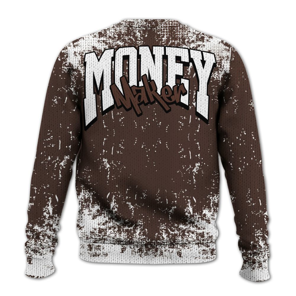 Knitted Sweater To Match SoleFly Cafecito 12s - Move In Silence Money Street Retro