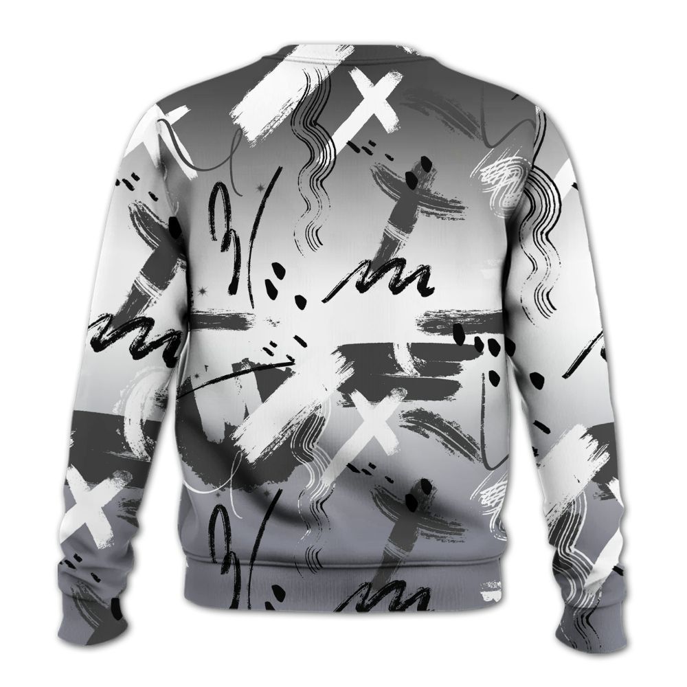 Sweatshirt To Match Retro Black Flint 13s - Money Hustle Grind Pray All Over Print