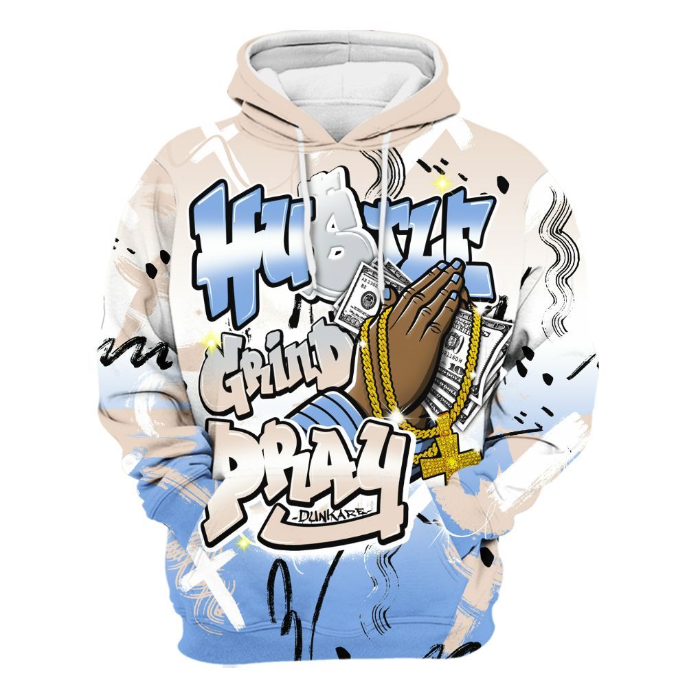 Hoodie To Match Air Max 1 Royal Pulse - Money Hustle Grind Pray All Over Print