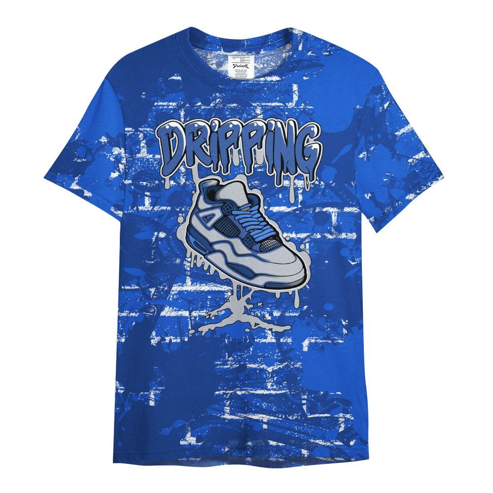 Shirt To Match Air Foamposite One Royal - Dripping Shoe 4S Graphic Street Art All Over Print