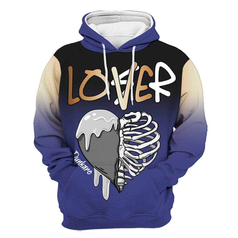 Hoodie To Match JM Pro Black Concord - Loser Lover Dripping All Over Print