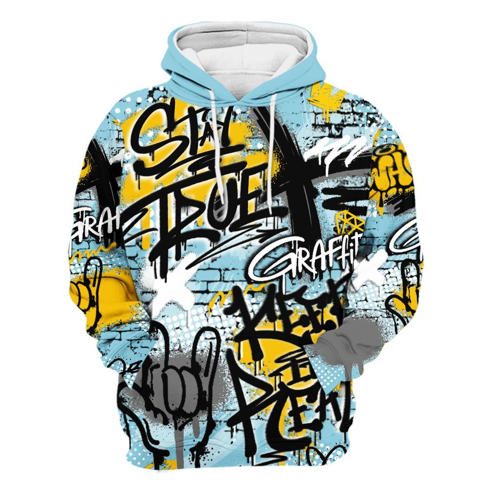 Hoodie To Match Dunk High Homer Simpson - True It Real Graffiti Streetwear All Over Print