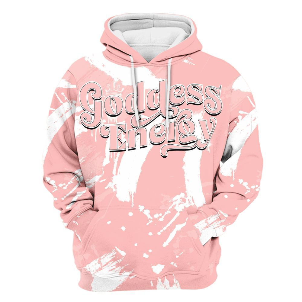 Hoodie To Match Low Legend Pink 11s - Goddess Energy Retro All Over Print
