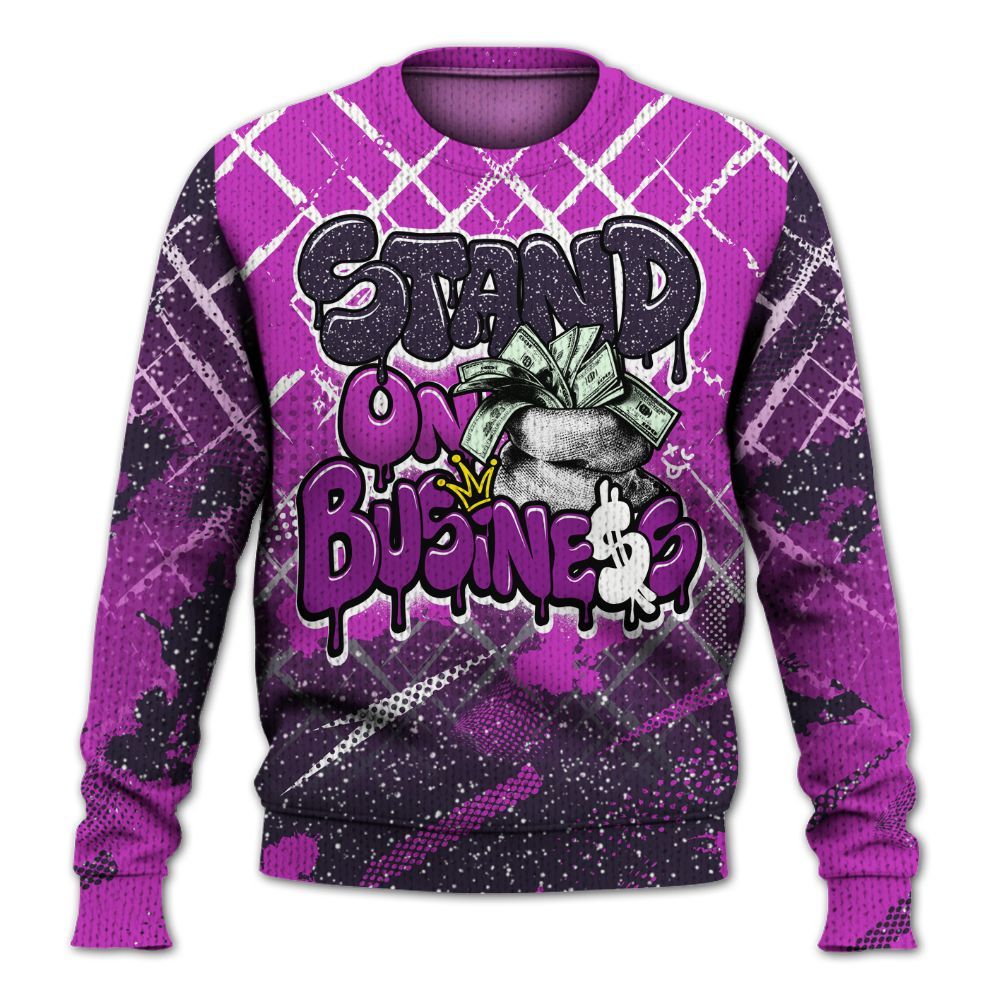 Knitted Sweater To Match Ja 2 Staregazer - Halftone Stand Business Dripping