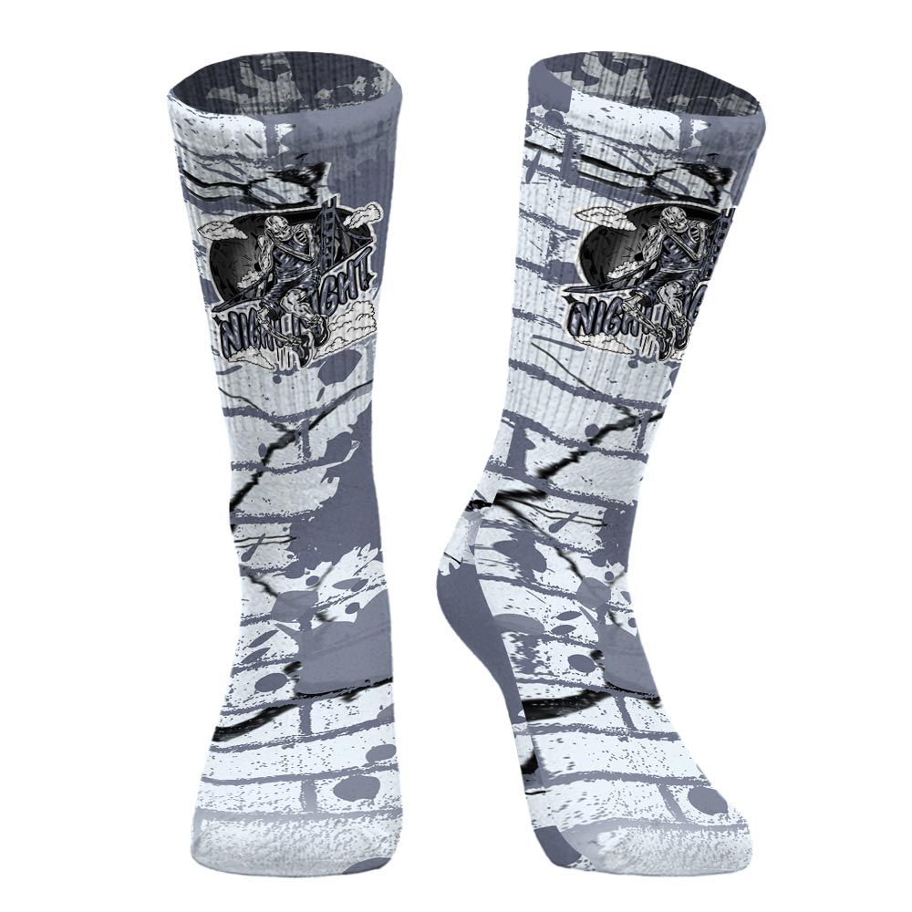 Sock To Match Air Foamposite Jin Kazama - Seeya Skeleton Brick