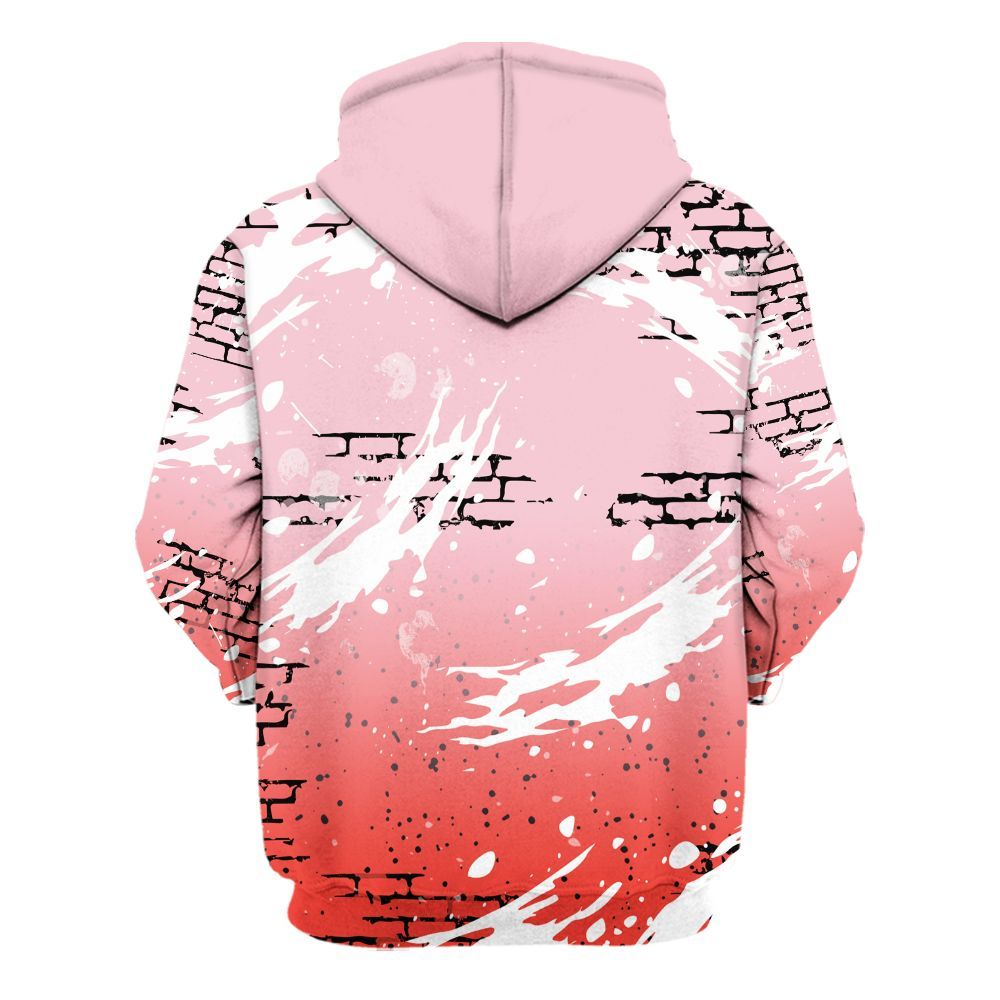 Hoodie To Match Retro Awake Arctic Pink - Values Of Loyalty Drip All Over Print