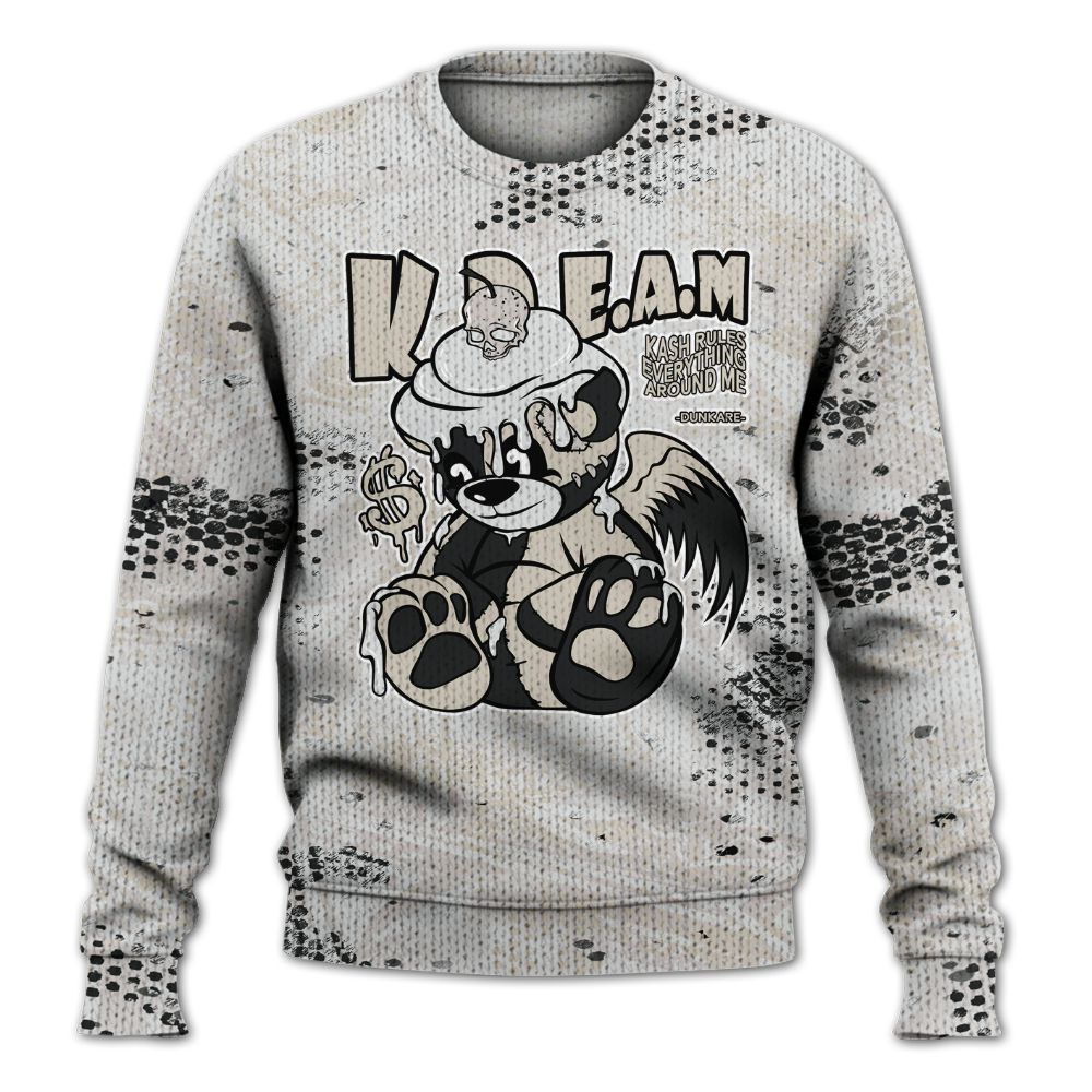 Knitted Sweater To Match Retro Reverse Metallic 5s - Loot Bear