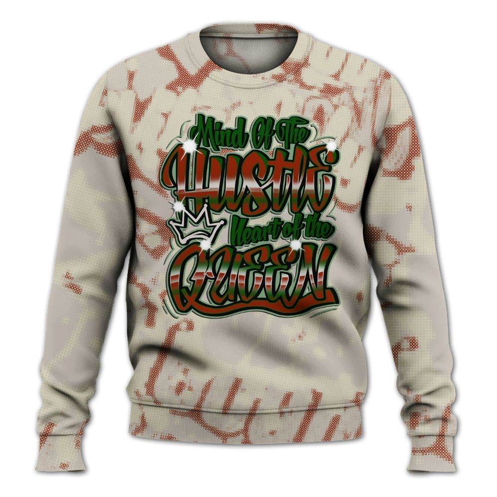 Sweatshirt To Match El Grito 5s - Hustles Heart Queens Street All Over Print