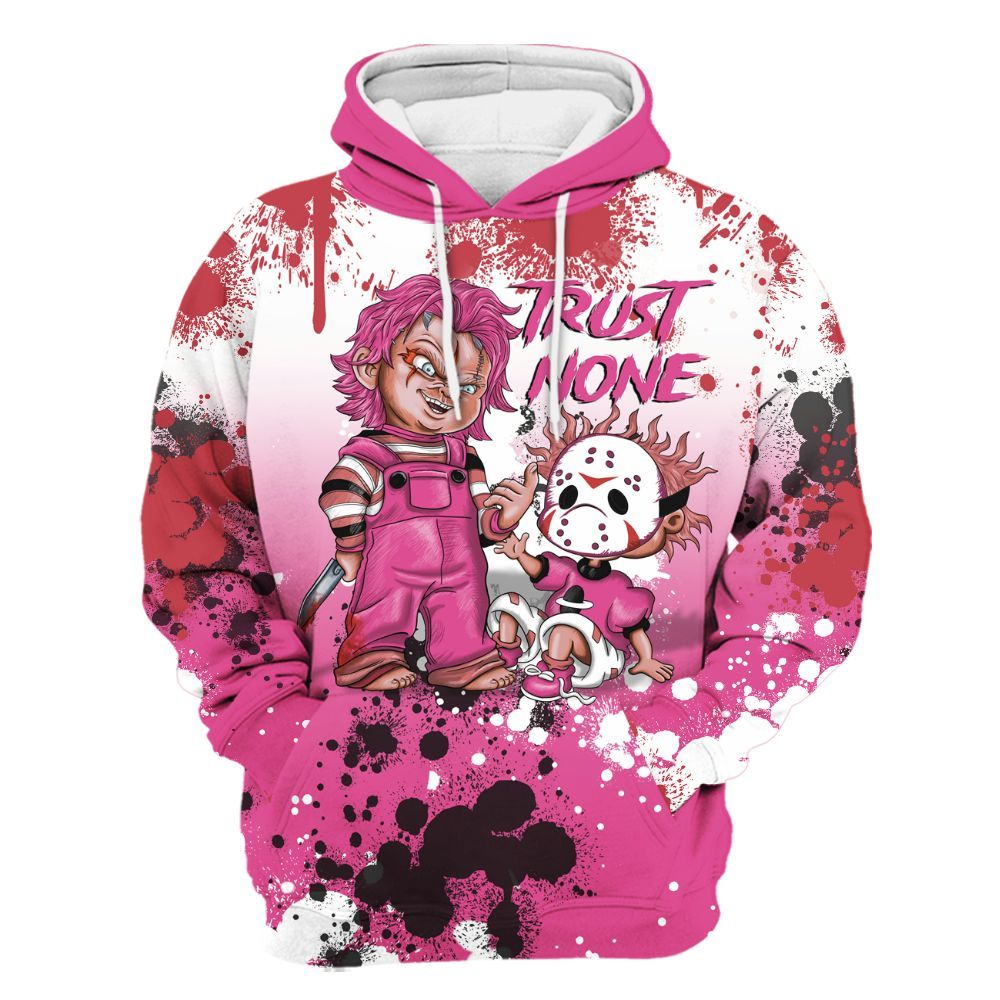 Hoodie To Match KD 4 Aunt Pearl - Trust No One Scary All Over Print