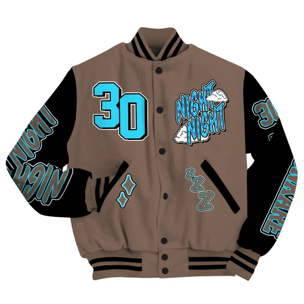 Varsity Jacket To Match Olive Concord 9s - Seeya Skeleton All Over Print