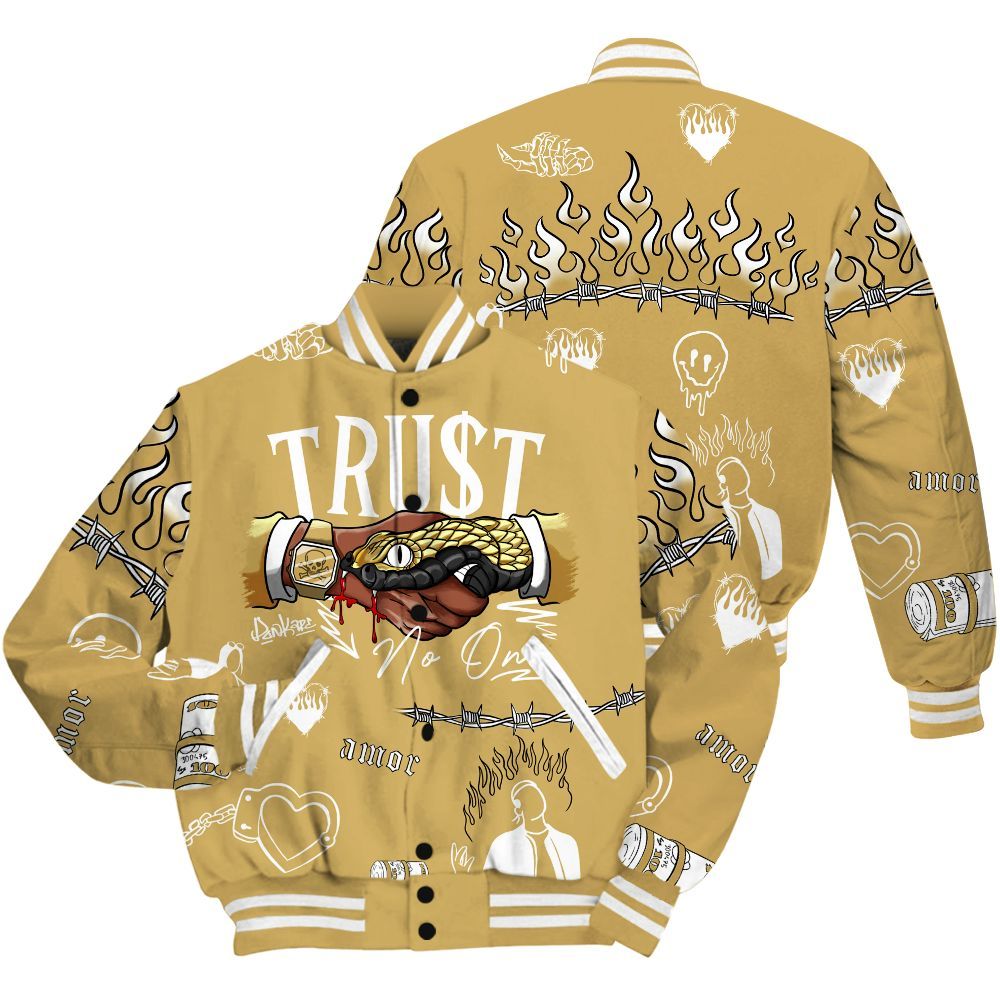 Varsity Jacket To Match Craft Paris 6s - Snake Trust No One All Over Print