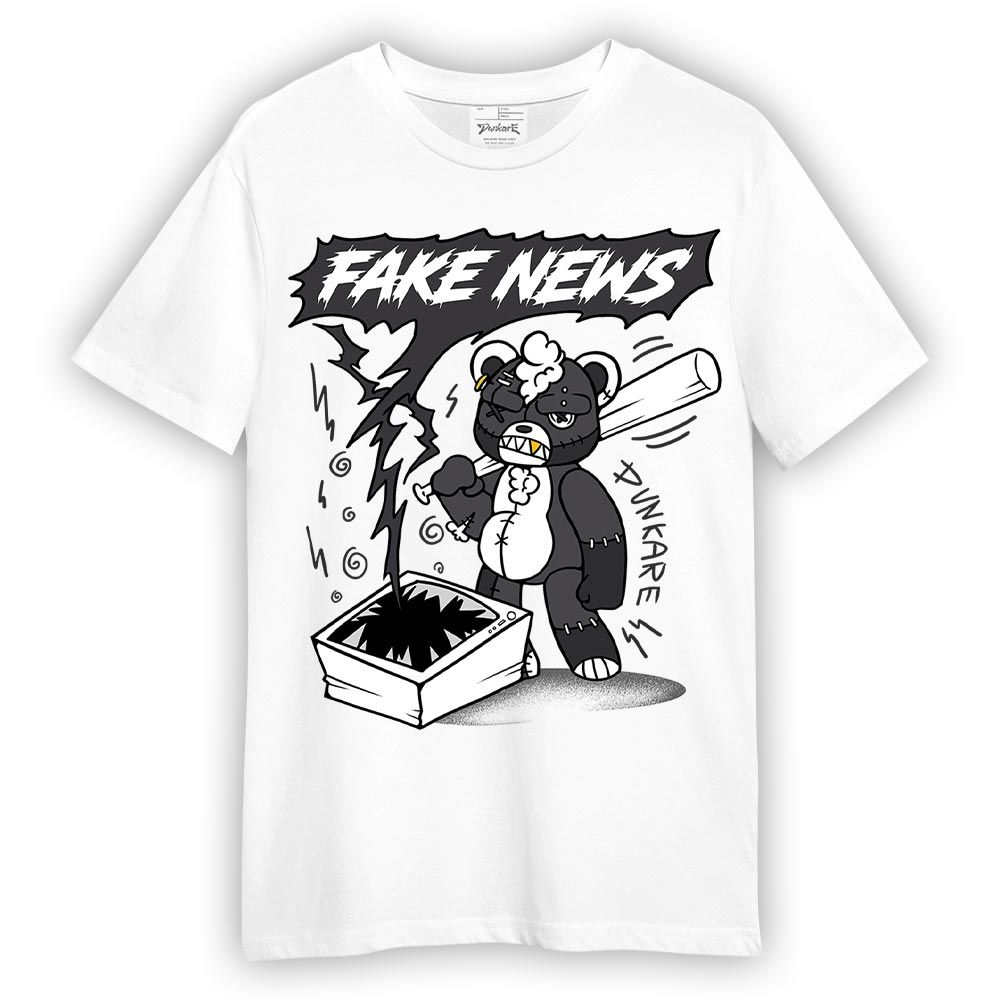 Shirt To Match White Thunder 4s - False News Hugz Shirt Unisex