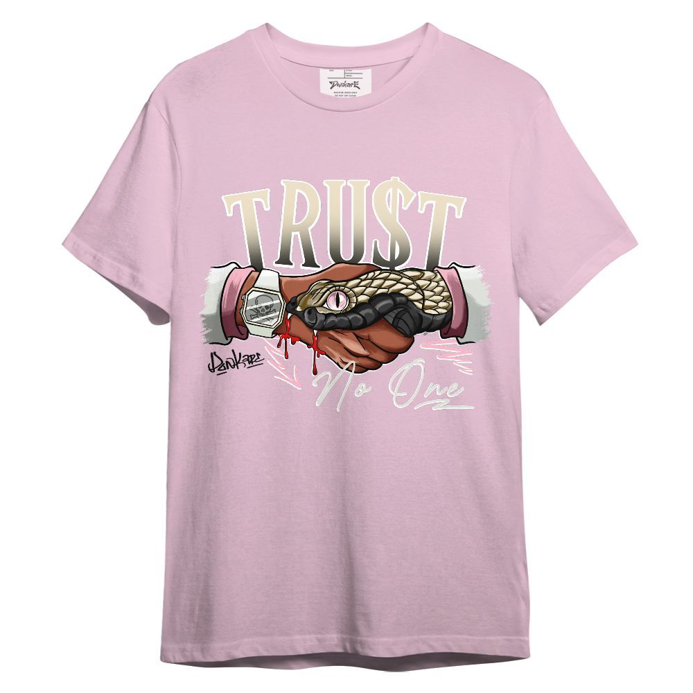 Shirt To Match Low OG Shy Pink 1s - Snake Trust No One Graphic