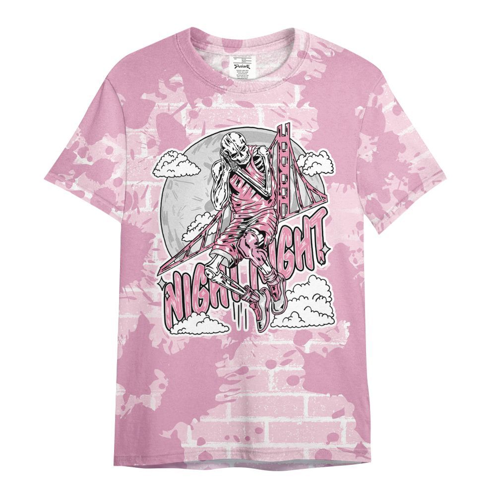 Shirt To Match Orchid 4s - Seeya Skeleton Brick All Over Print