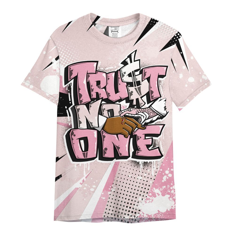 Shirt To Match Dunk Low KD 17 Aunt Pearl - Poly Trust No One Dripping All Over Print
