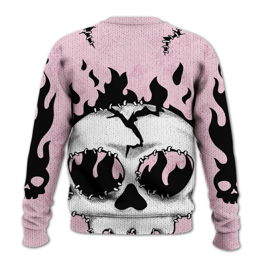 Knitted Sweater To Match Orchid 4s - Cracked Skull Stitches
