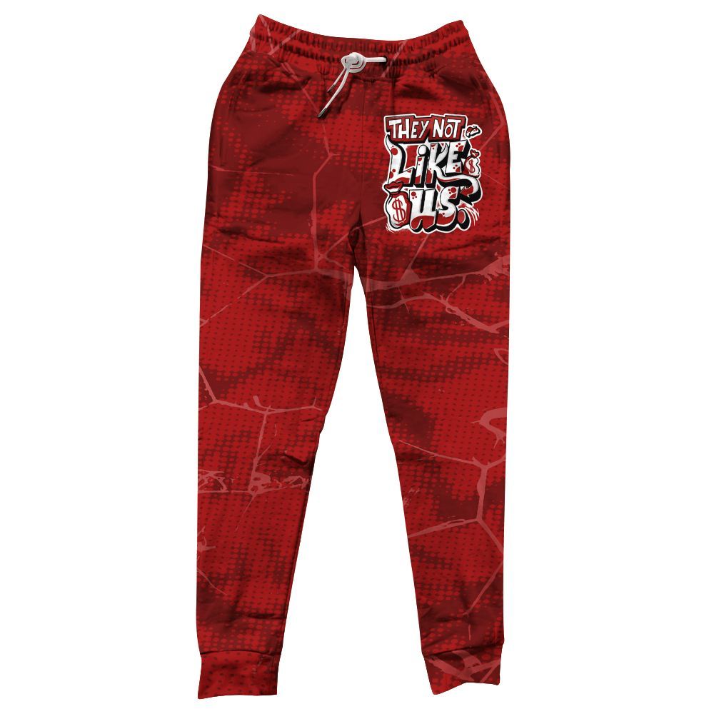 Sweatpant To Match Red Taxi 12s - Dislike Us Graphic All Over Print